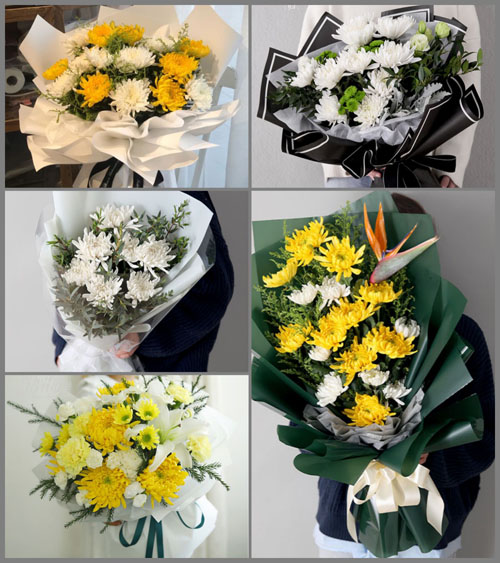 山东临沂莒南县坊前镇白事花束代送